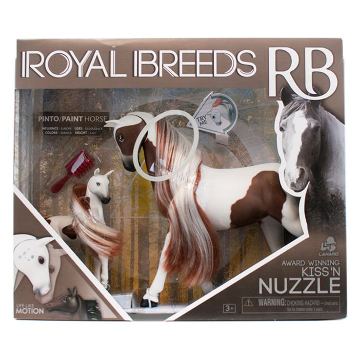Игровой набор Lanard Royal Breeds лошадь 17,5см с жеребенком 11,25см  купить,NaN