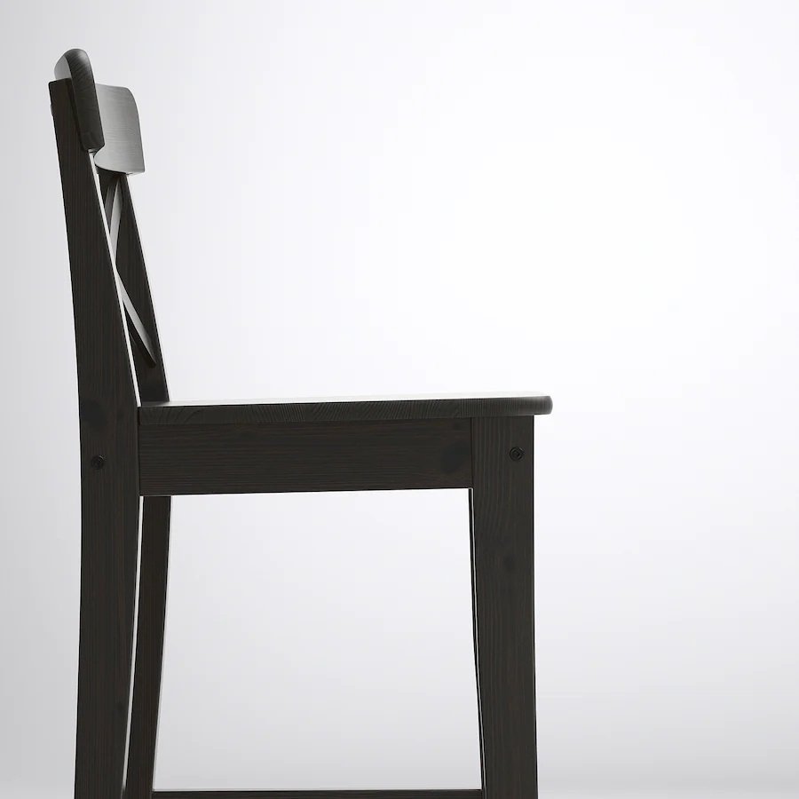 IKEA Ингольф 50360504 коричнево-чёрный купить,NaN