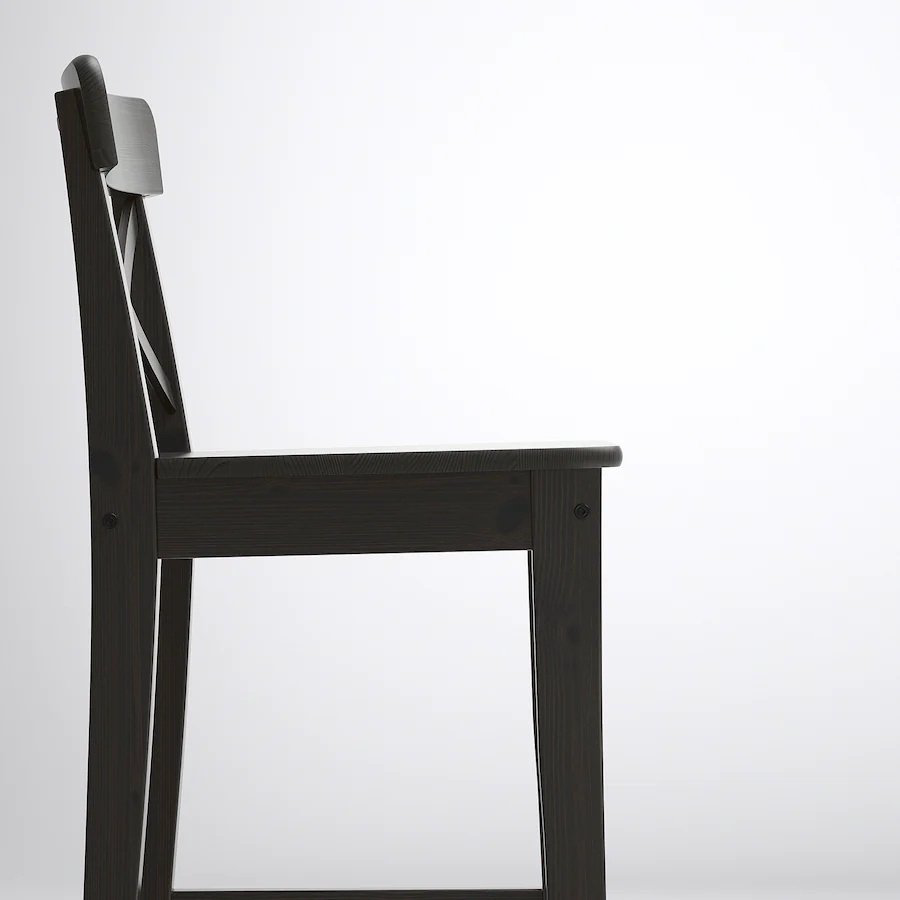 IKEA Ингольф 50360504 коричнево-чёрный купить,NaN