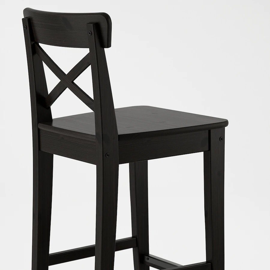 IKEA Ингольф 50360504 коричнево-чёрный купить,NaN
