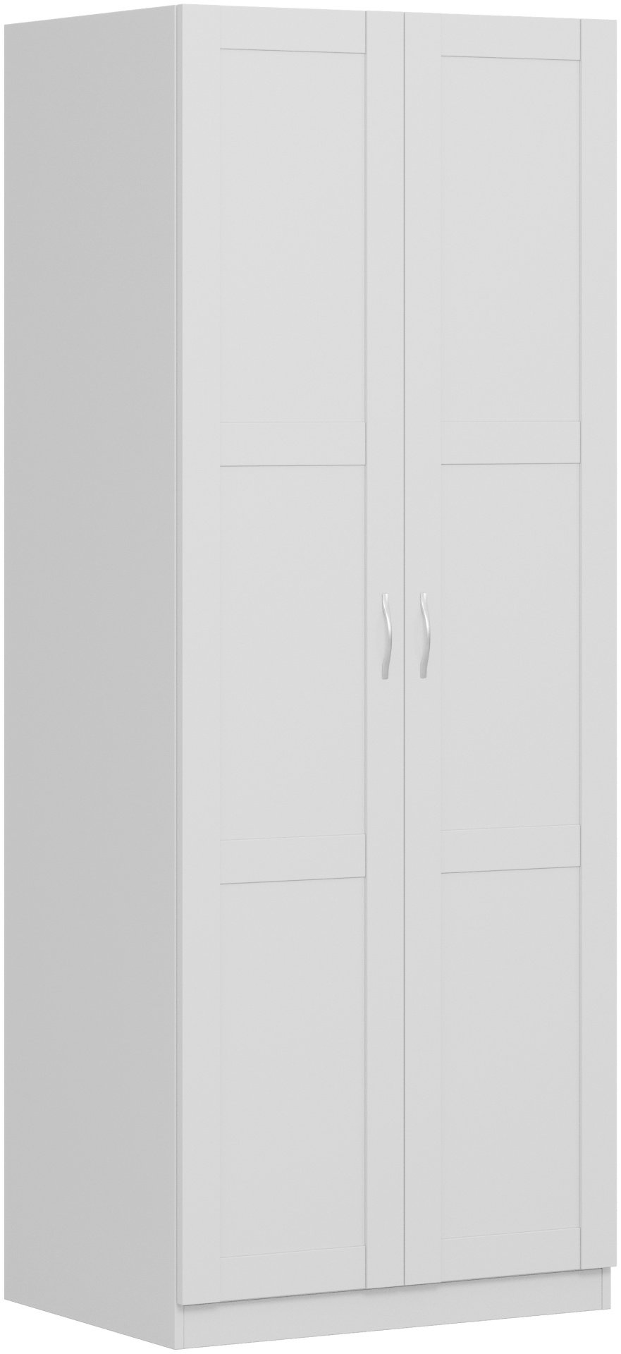 Распашной шкаф VMG ПЕГАС 20401080, 78x202х58 см, белый купить,NaN