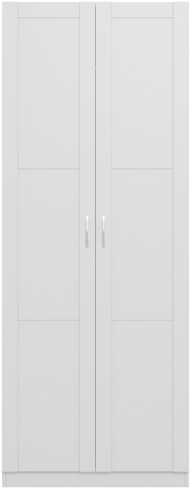 Распашной шкаф VMG ПЕГАС 20401080, 78x202х58 см, белый купить,NaN