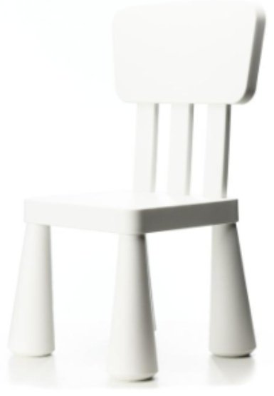 Стул Paterson 01600584, пластик, 38x36x67 см, белый купить,NaN