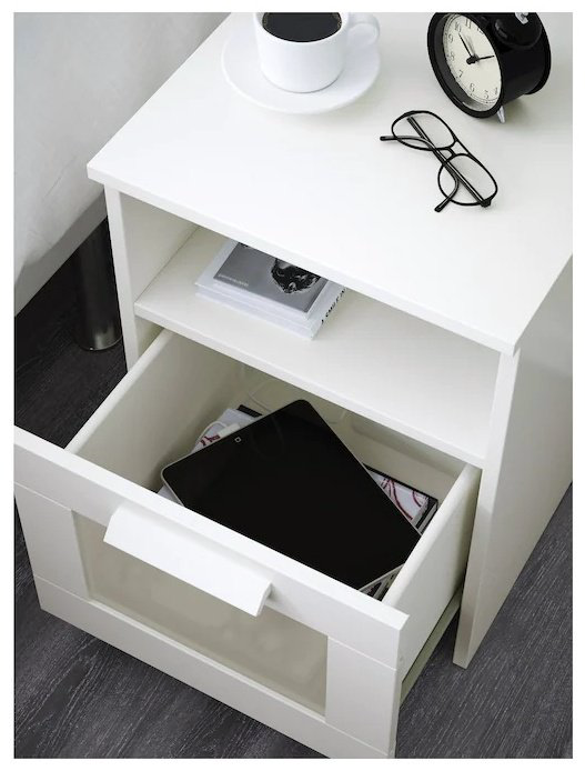 Тумба IKEA Бримнэс, 39x53x41 см, белый купить,NaN