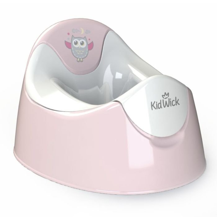 Горшок детский Kidwick Трио розово-белый