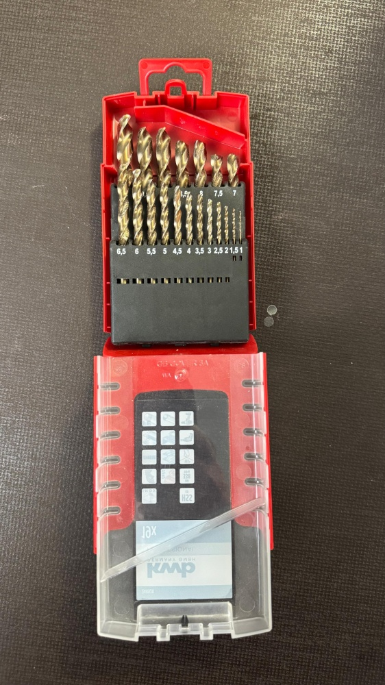 Набор сверл KWB HSS-CO 2489201-10 мм 19 шт