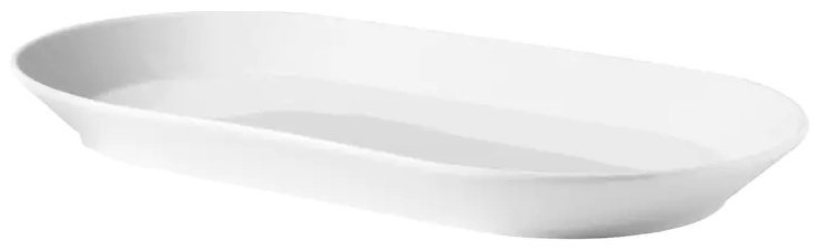 Блюдо IKEA 1 шт, фарфор, 38х21 см