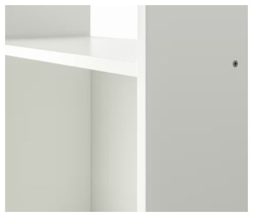 Стеллаж напольный IKEA, 50x25x160 см, белый купить,NaN
