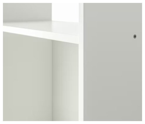 Стеллаж напольный IKEA, 50x25x160 см, белый купить,NaN