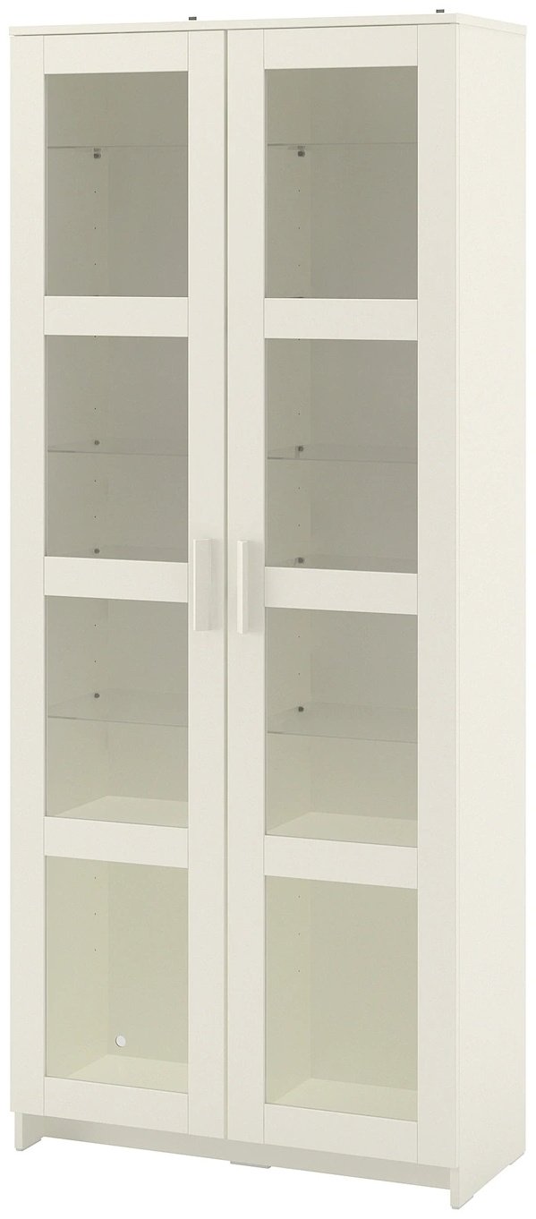 Шкаф-витрина IKEA Бримнэс напольный 190х80х35 см купить,NaN
