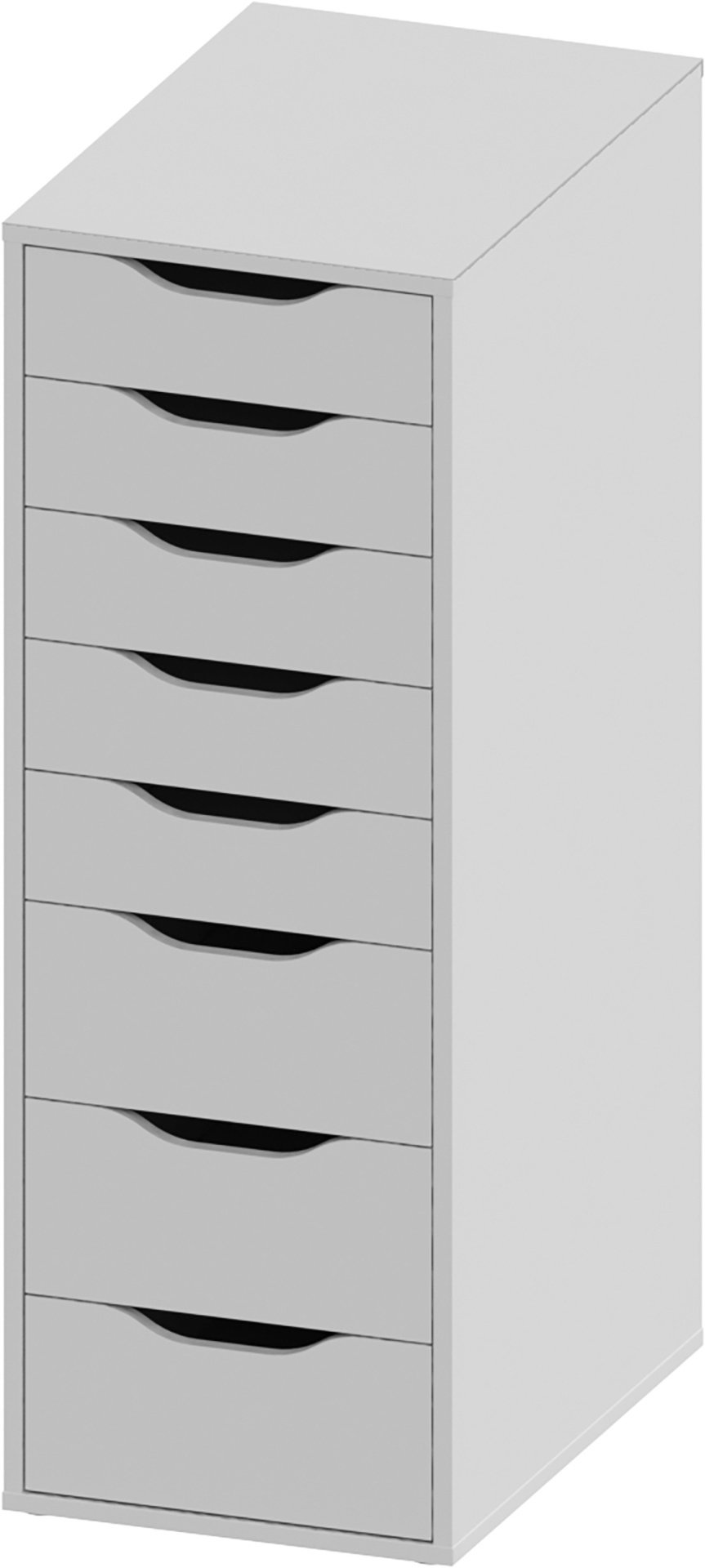 Комод INGAR, 53x36x102 см, белый купить,NaN