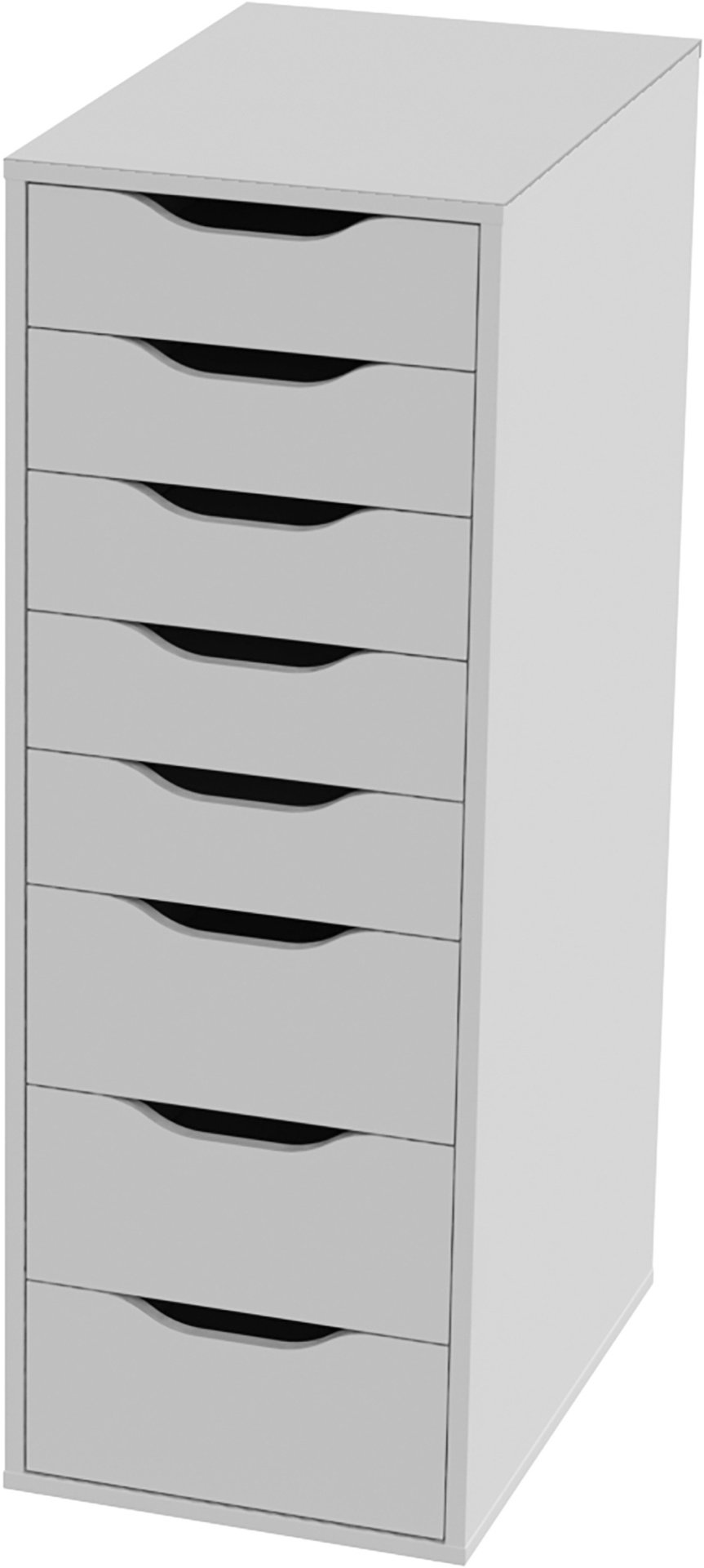 Комод INGAR, 53x36x102 см, белый купить,NaN