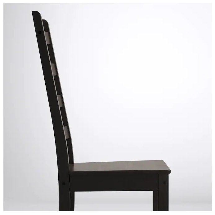 Стул IKEA Каустби 40370834, 103x44x48 см, черный, коричневый купить,NaN