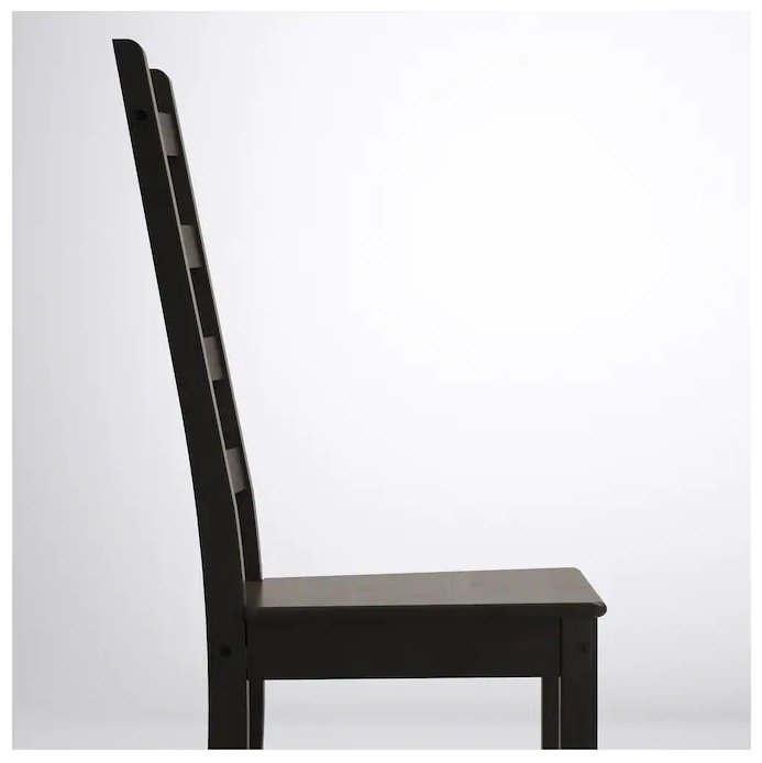Стул IKEA Каустби 40370834, 103x44x48 см, черный, коричневый купить,NaN