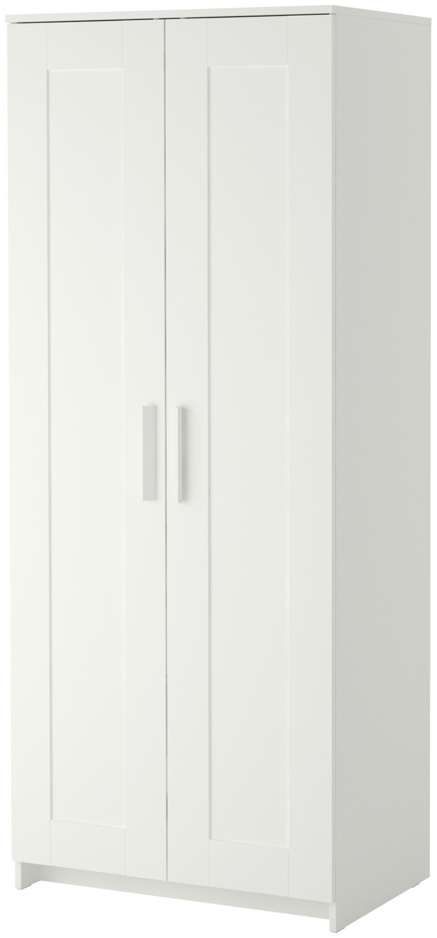 Распашной шкаф BRIMNES, 78x190х50 см, белый купить,NaN