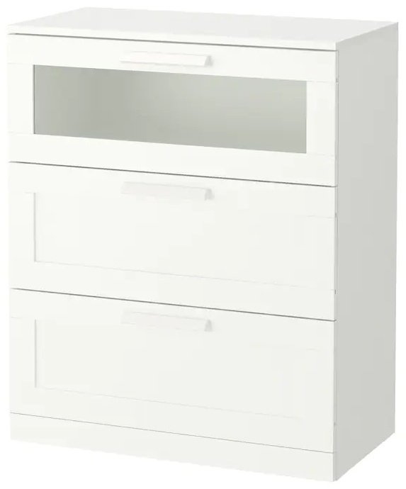Комод IKEA Бримнэс, 78x46x95 см, белый купить,NaN