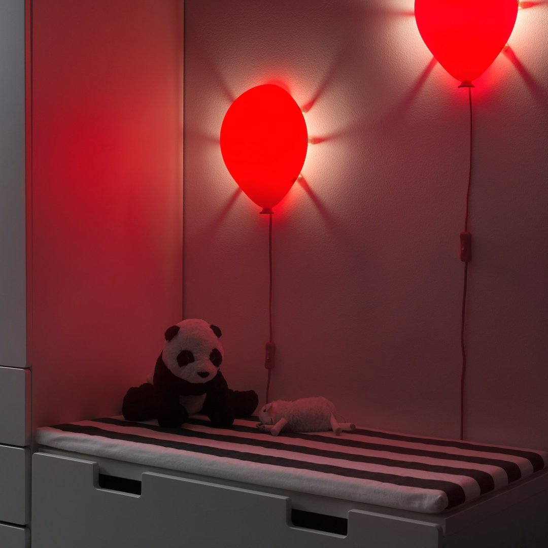Бра настенный IKEA Е14, красный купить,NaN