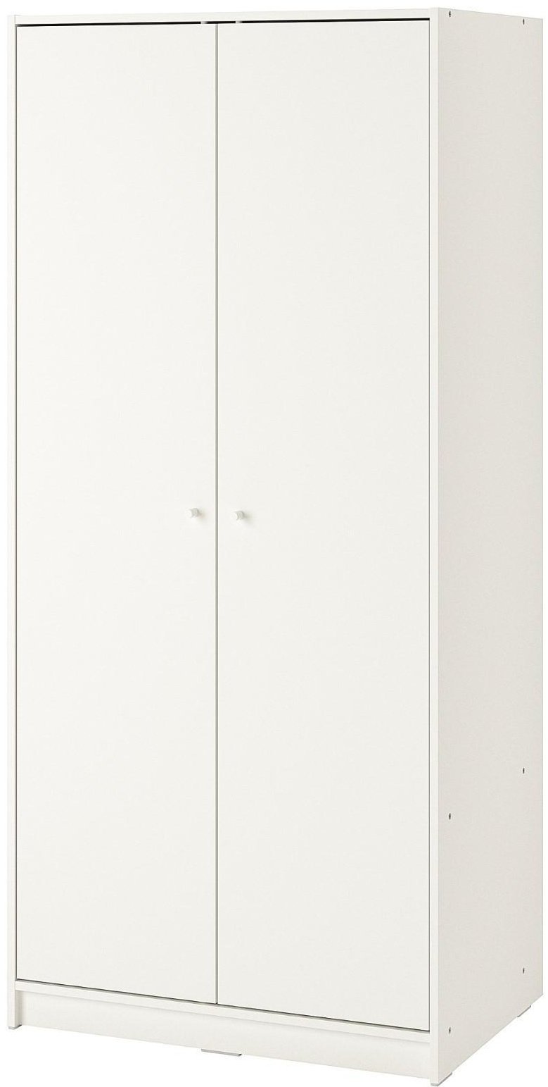 Распашной шкаф KLEPPSTAD КЛЕППСТАД, 79x176х55 см, белый купить,NaN