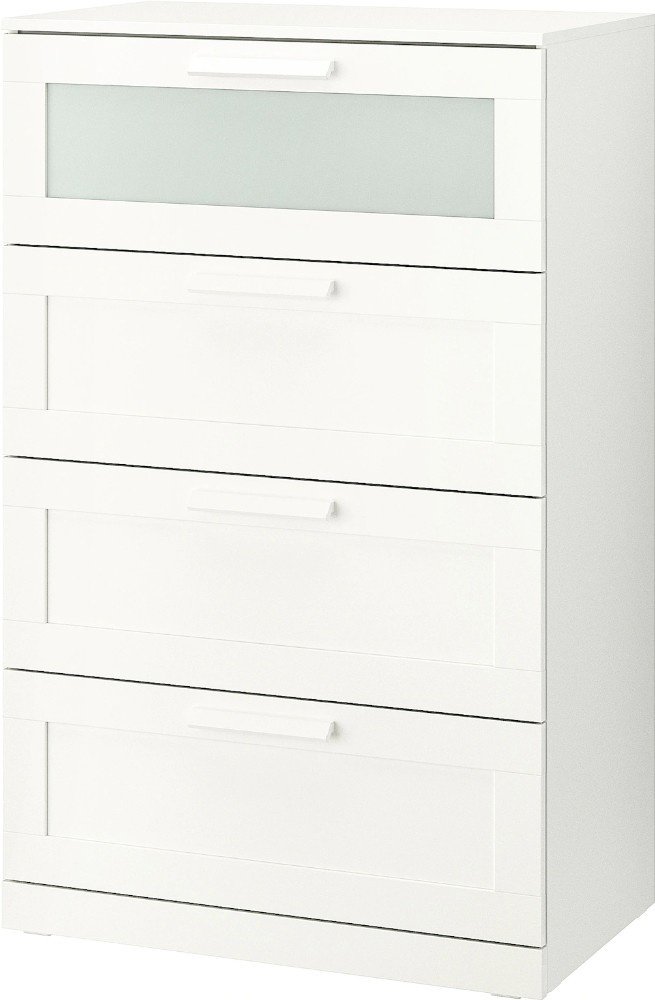 Комод IKEA Бримнэс, 78x46x124 см, белый купить,NaN