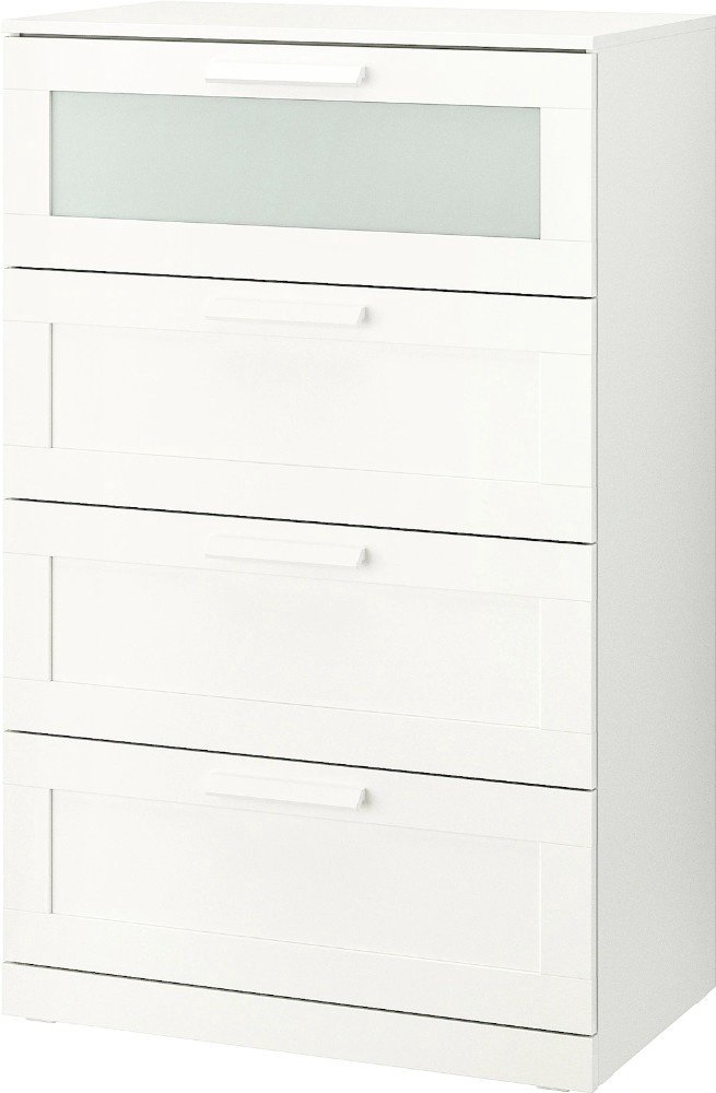 Комод IKEA Бримнэс, 78x46x124 см, белый купить,NaN