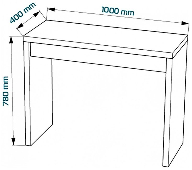 ENKEL 100x40x78 см, ЛДСП, МДФ купить,NaN