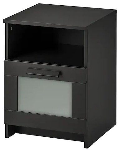 Тумба IKEA Бримнэс, 39x53x41 см, черный купить,NaN