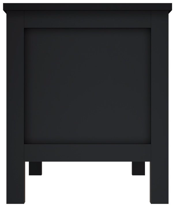 ТВ-тумба напольная КЫМОР/ХЕМНЭС, 124x57x47 см, черный купить,NaN