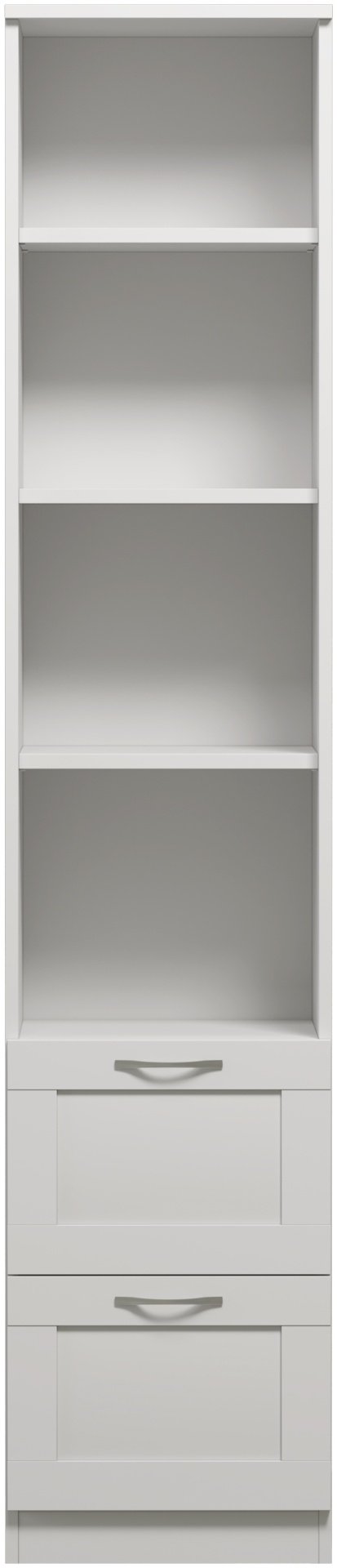 Стеллаж VMG Сириус ДСП, 39x35x190 см, белый купить,NaN