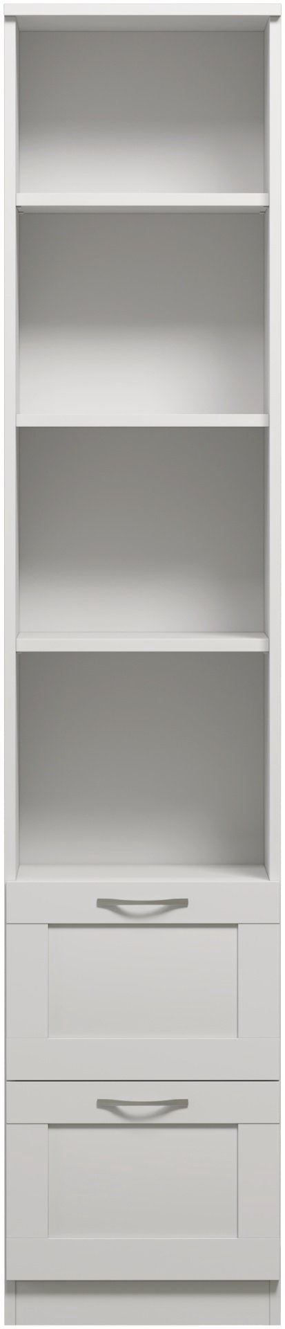 Стеллаж VMG Сириус ДСП, 39x35x190 см, белый купить,NaN
