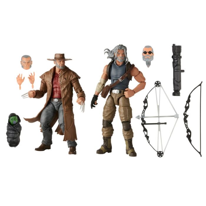 Набор фигурок Marvel X-Men Hawkeye and Logan 15см купить,NaN