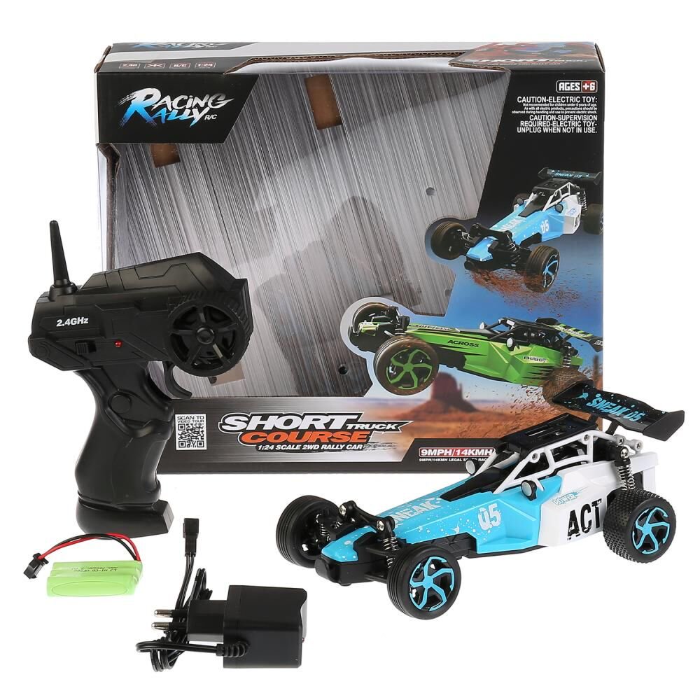 Машинка HB Toys Гоночная  1:24 HB-CM2402 бело-голубая купить,NaN