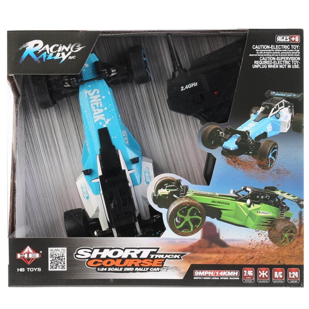 Машинка HB Toys Гоночная  1:24 HB-CM2402 бело-голубая купить,NaN