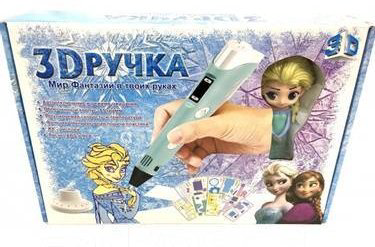 3D ручка 3DPEN Холодное сердце DP-5 голубая
