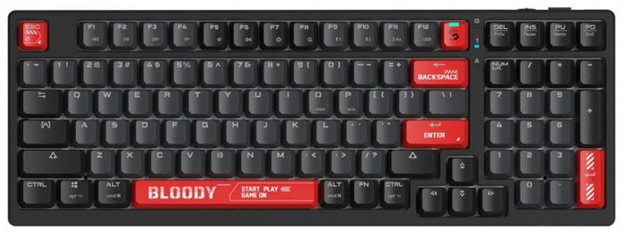 Клавиатура Bloody WS98 Red красный