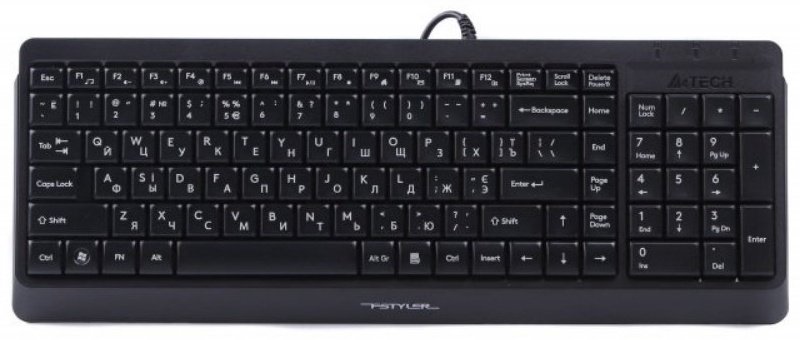 Клавиатура A4Tech Fstyler F1512S черный купить,NaN