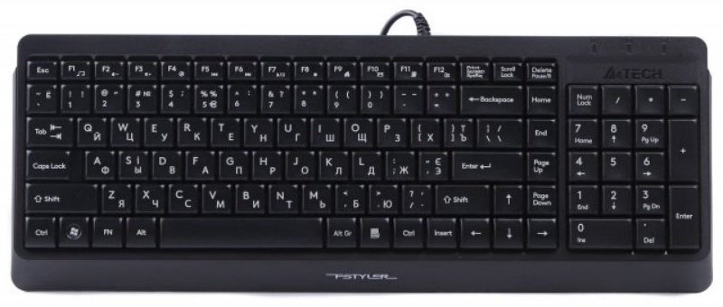 Клавиатура A4Tech Fstyler F1512S черный купить,NaN