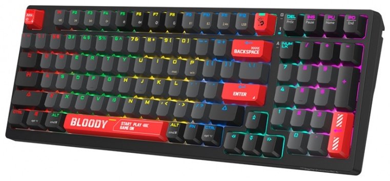 Клавиатура Bloody WS98 Red красный