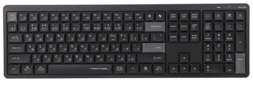 Клавиатура A4Tech Fstyler FBX55C Black