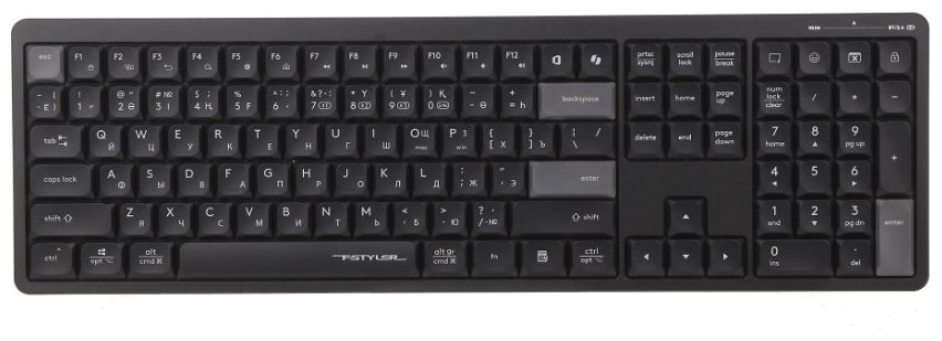 Клавиатура A4Tech Fstyler FBX55C Black купить,18280