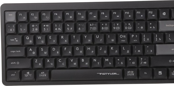 Клавиатура A4Tech Fstyler FBX55C Black купить,18280