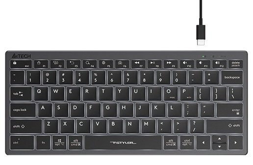 Клавиатура A4Tech FX61 серый