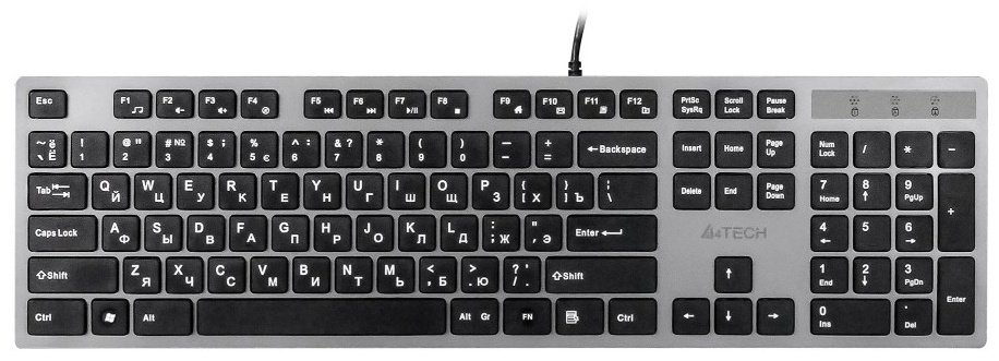 Клавиатура A4Tech KV-300H Gray-Black