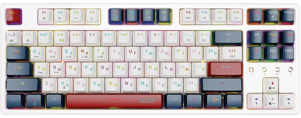 Клавиатура Acer OKR302 (ZL.KBDEE.016) белый