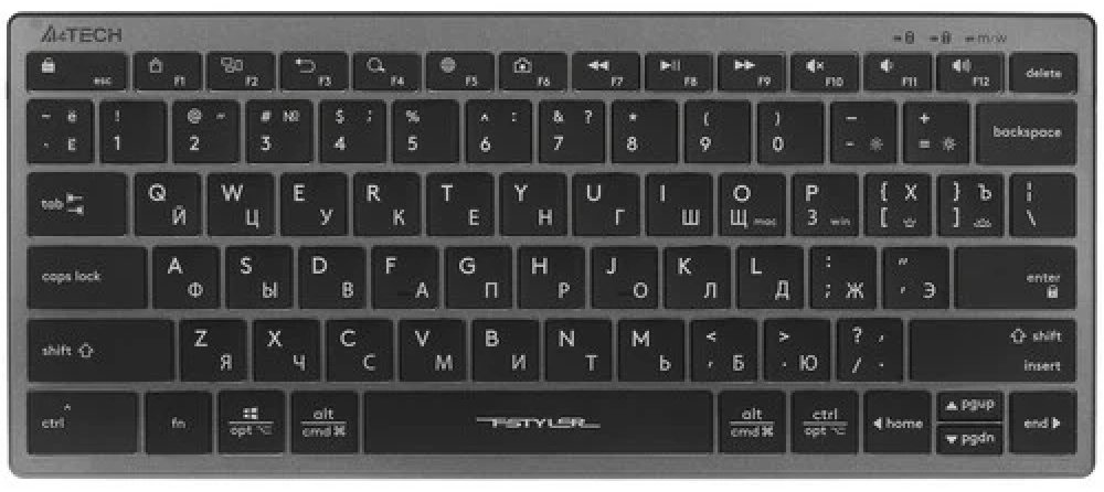 Клавиатура A4Tech FX61 серый