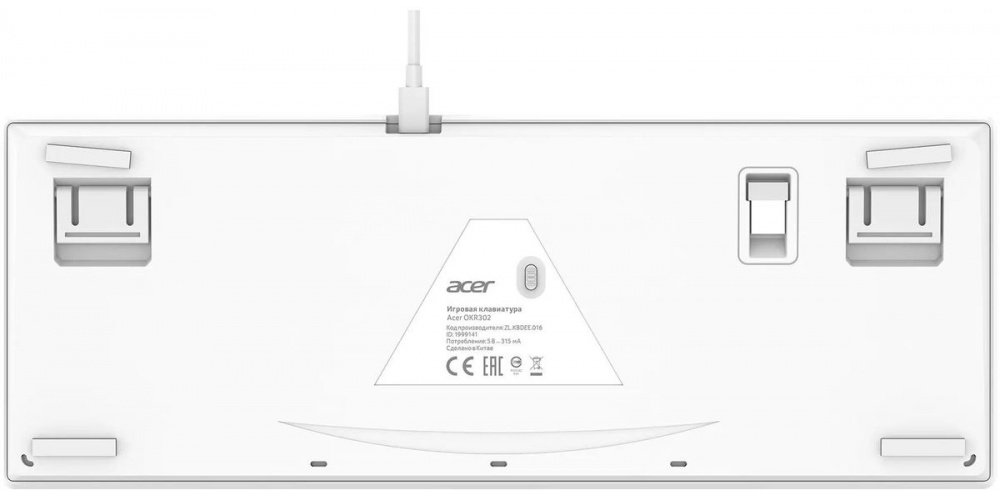 Клавиатура Acer OKR302 (ZL.KBDEE.016) белый