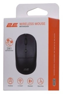 Мышь 2E MF218 Silent WL BT 2E-MF218WBK черный купить,3290