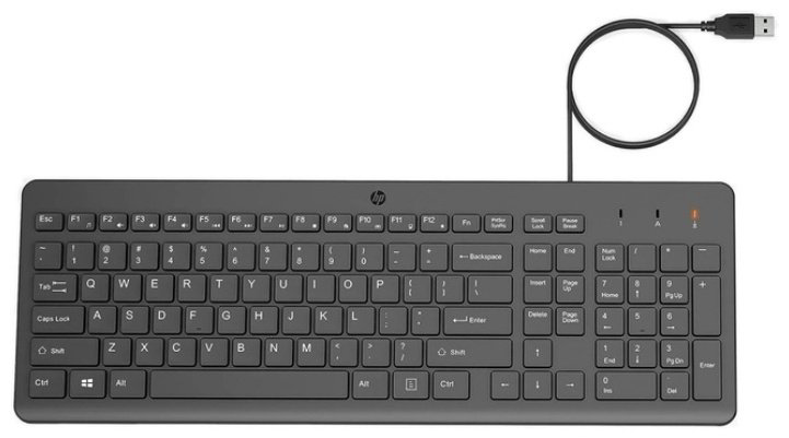Клавиатура HP 664R5AA черный
