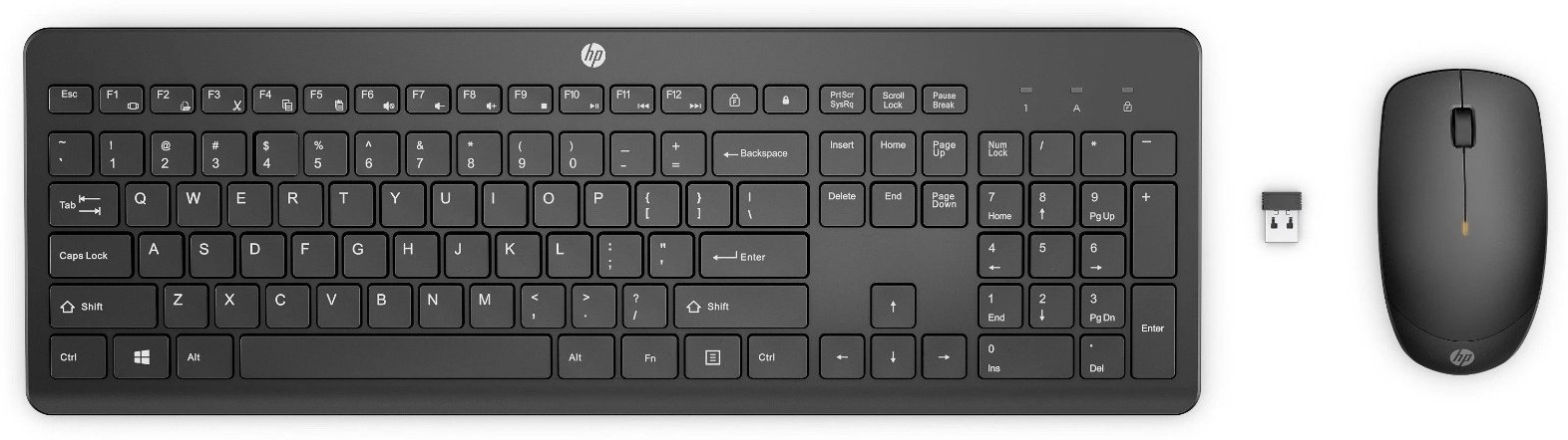 Клавиатура HP 230 18H24AA USB черный + мышь купить,23153