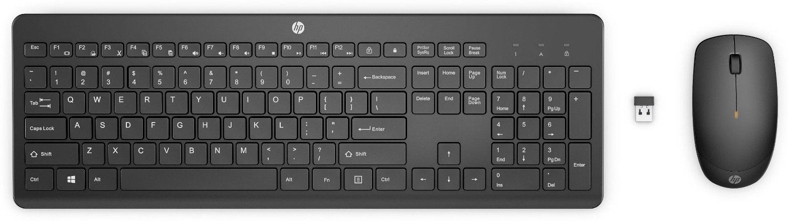 Клавиатура HP 230 18H24AA USB черный + мышь купить,23153
