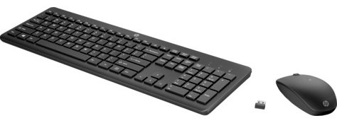 Клавиатура HP 230 18H24AA USB черный + мышь купить,23153